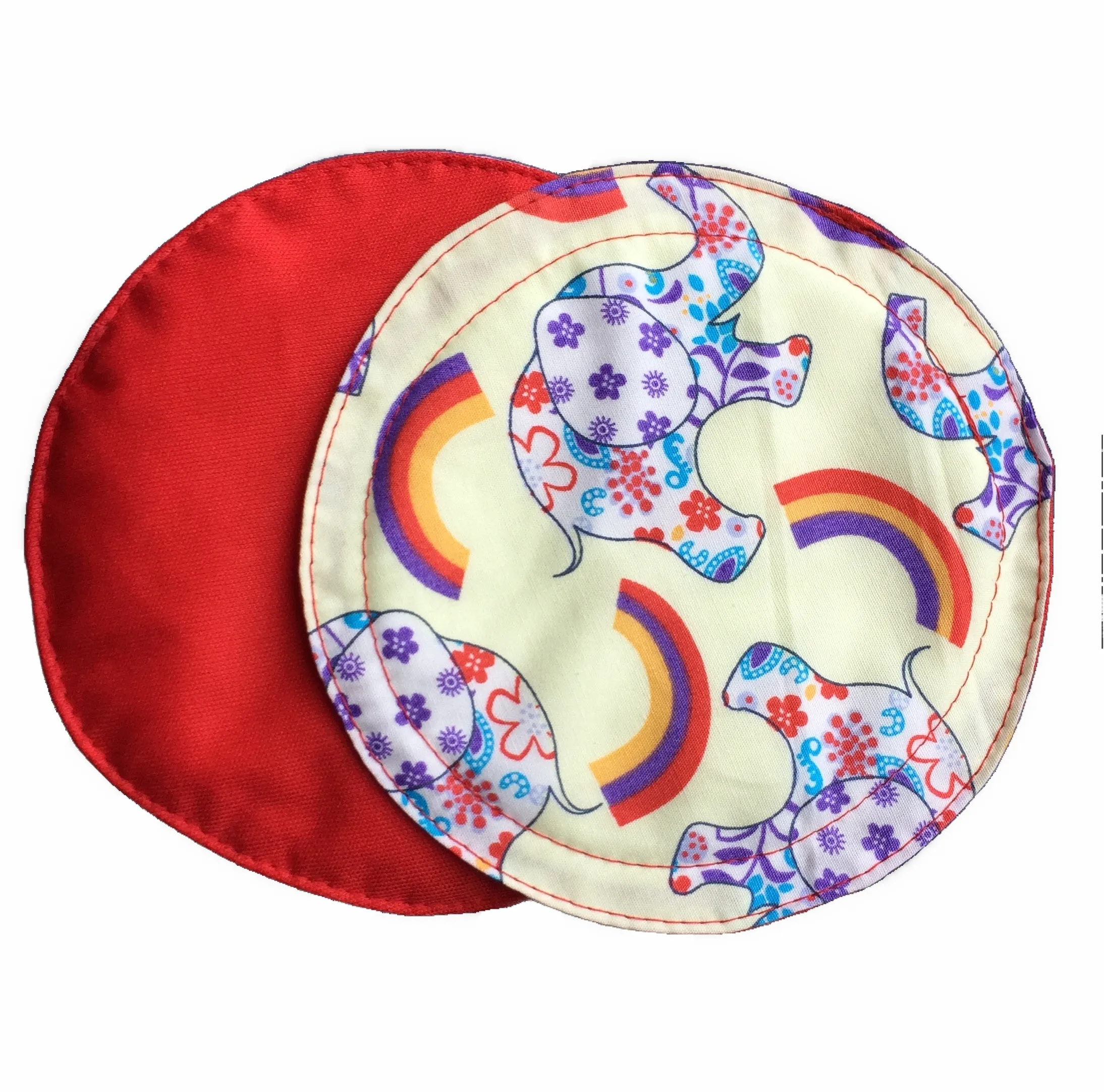 Rainbow Elephant Breast Pads