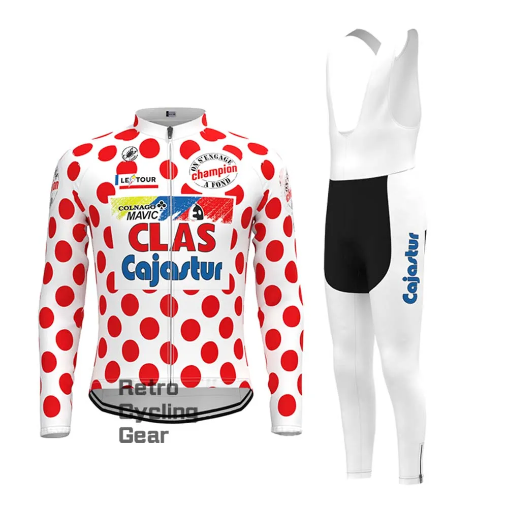 Red dot CLAS Retro Short Sleeve Cycling Kits