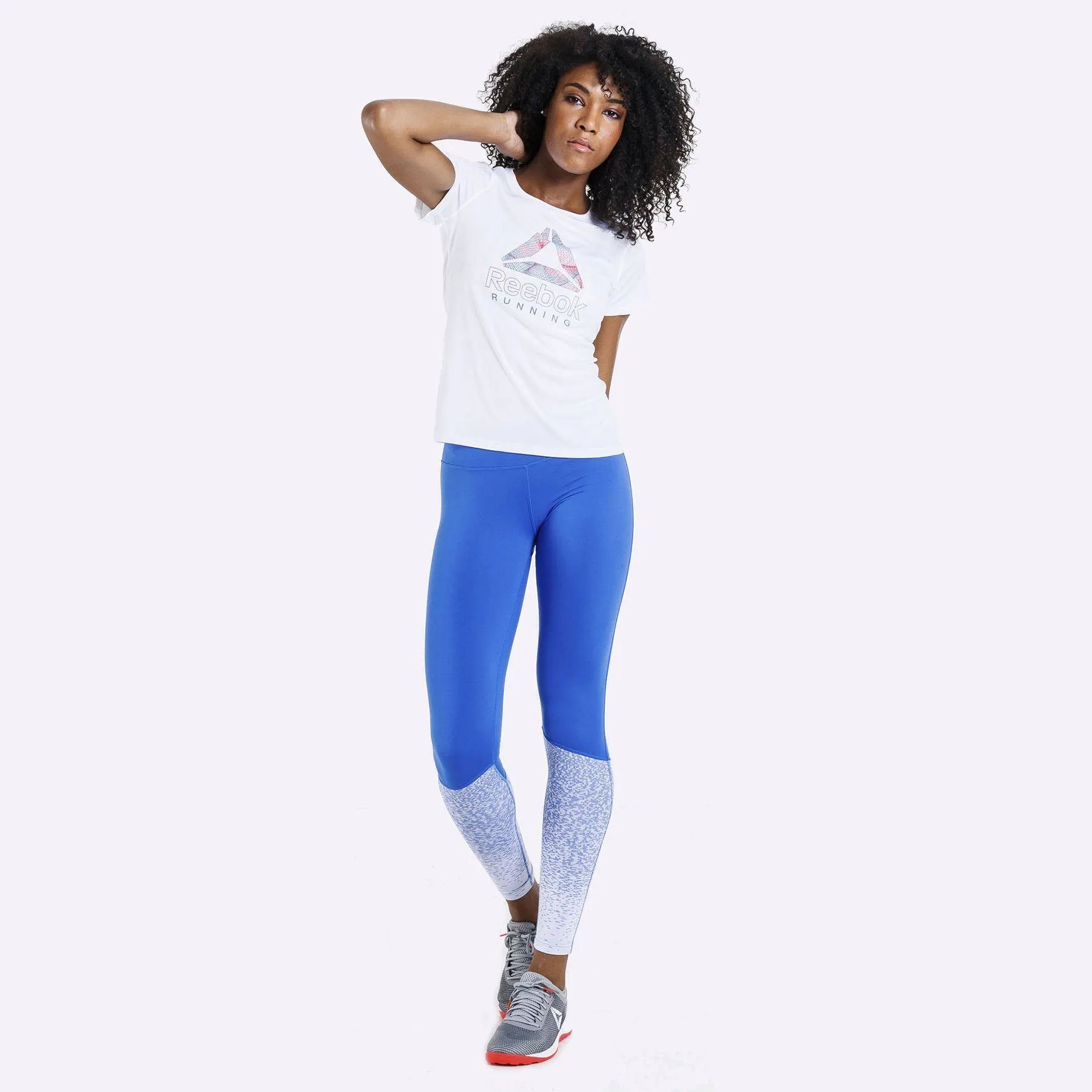 Reebok - Women's Running Essentials Delta Graphic Tee - White