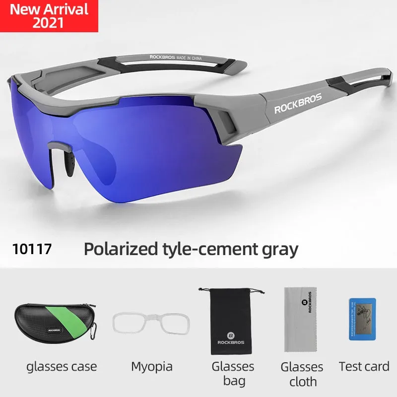 ROCKBROS Polarized Photochromic Cycling Glasses Myopia Frame