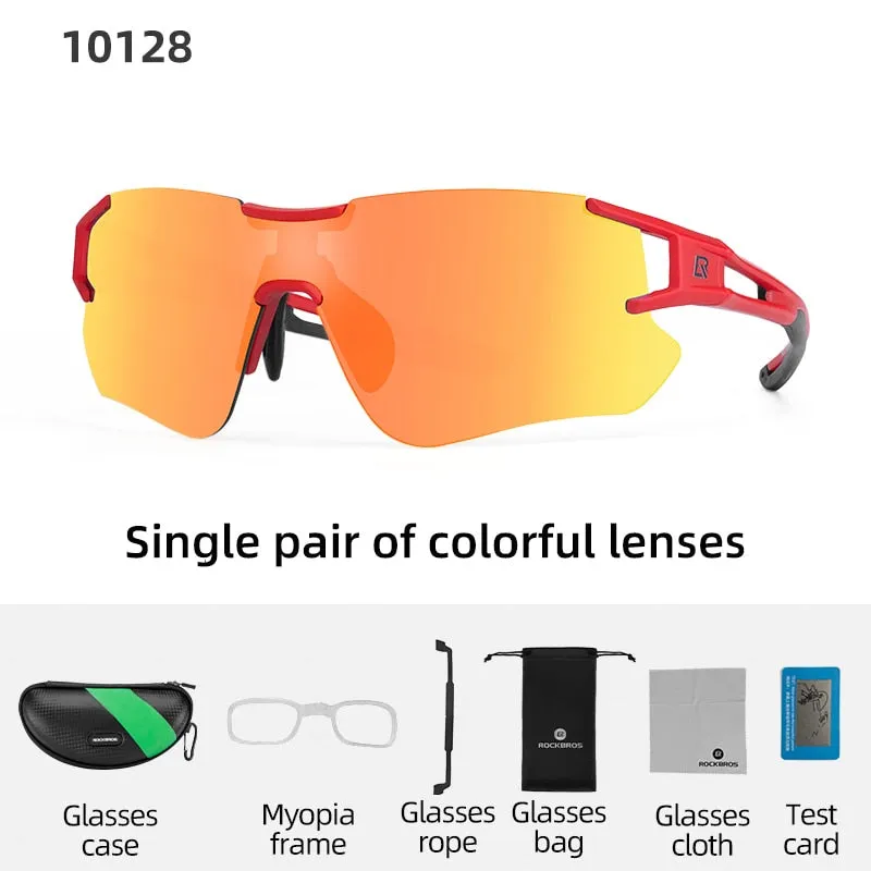 ROCKBROS Polarized Photochromic Cycling Glasses Myopia Frame