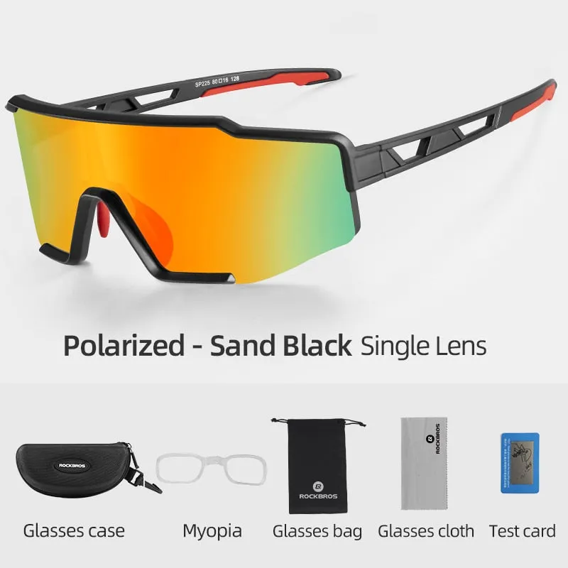 ROCKBROS Polarized Photochromic Cycling Glasses Myopia Frame