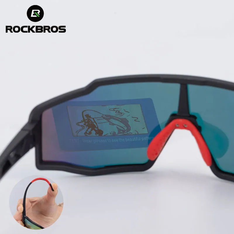 ROCKBROS Polarized Photochromic Cycling Glasses Myopia Frame