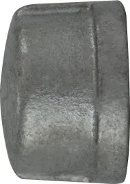 SCH 40 Black And Galvanized Malleable Iron CAPS - 150 PSI