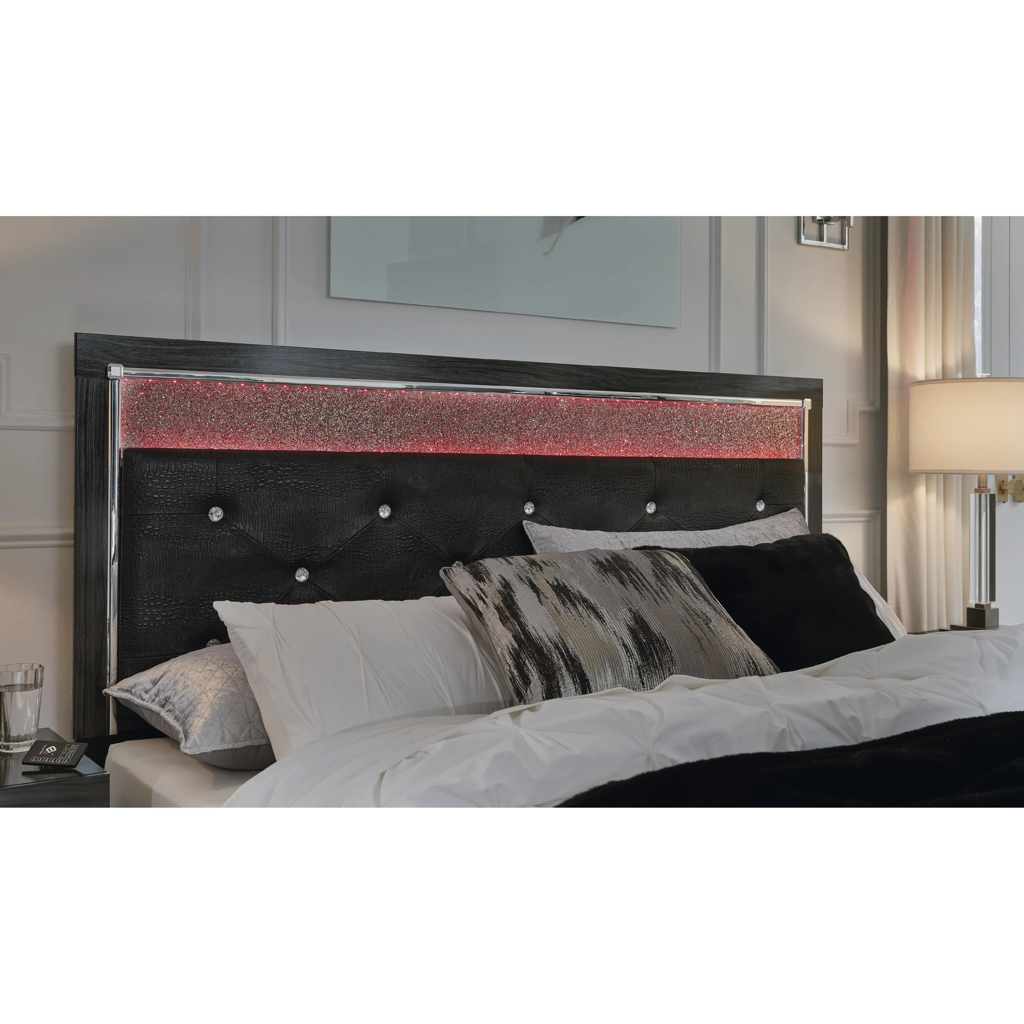 Signature Design by Ashley Kaydell King Upholstered Panel Bed B1420-158/B1420-56/B1420-97