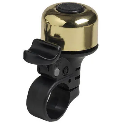 Solo Brass Black Base Solid Mirrorcycle Bells