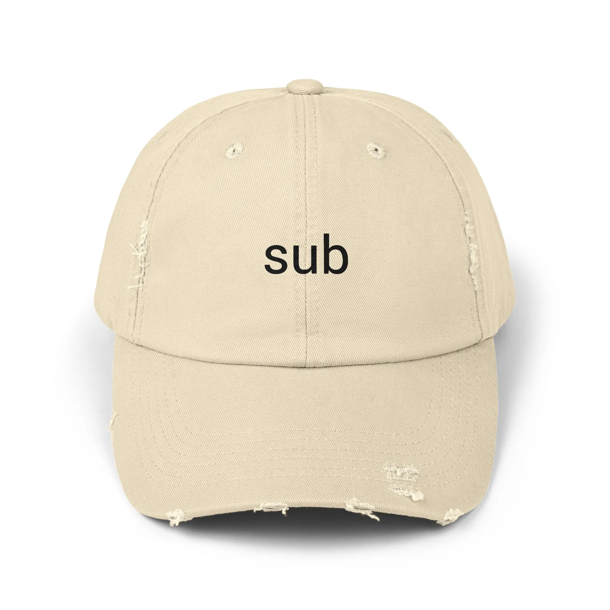 SUB Distressed Cap in 6 colors