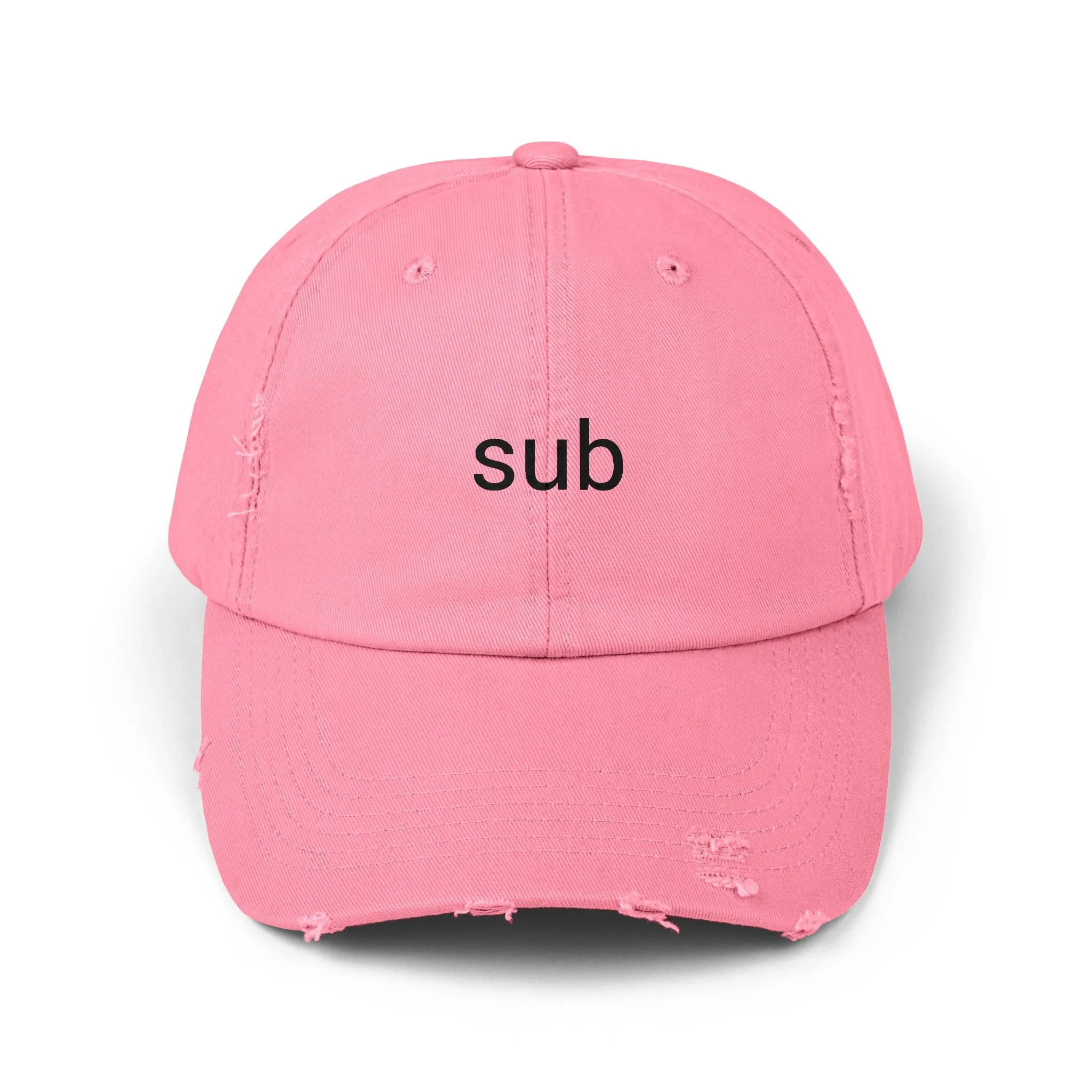 SUB Distressed Cap in 6 colors