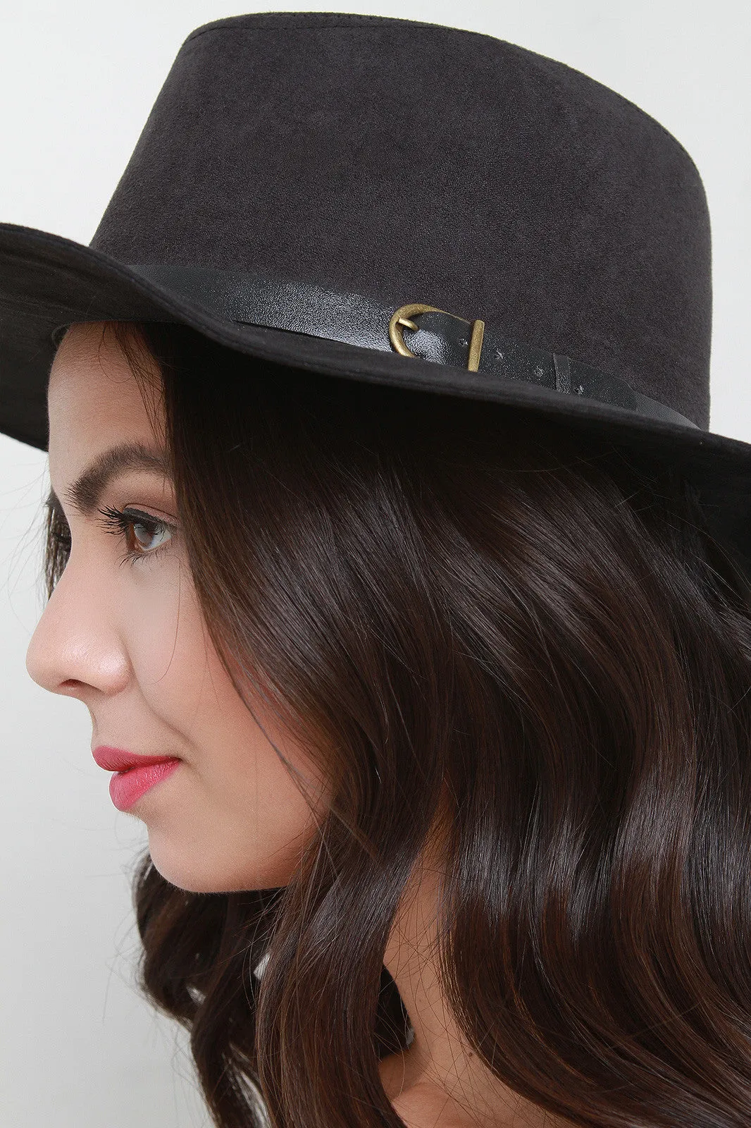 Suede Explorer Fedora Hat