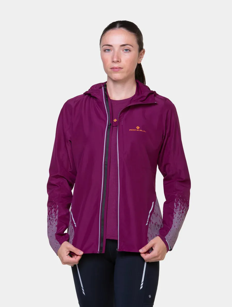 Tech Reflect Jacket Wms | Blackcurrant/Reflect