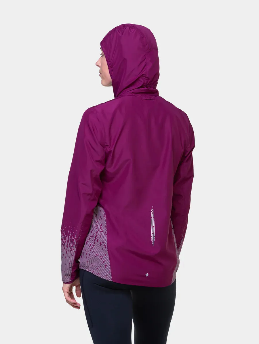 Tech Reflect Jacket Wms | Blackcurrant/Reflect