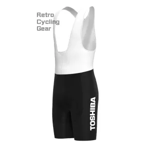 Toshiba Stripes Retro Cycling Shorts