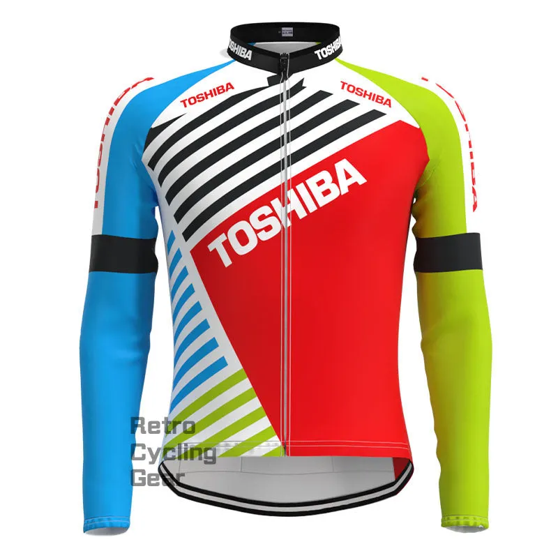 Toshiba Stripes Retro Short Sleeve Cycling Kit