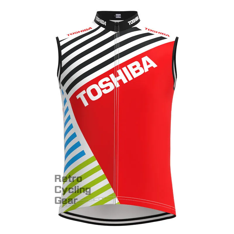 Toshiba Stripes Retro Short Sleeve Cycling Kit