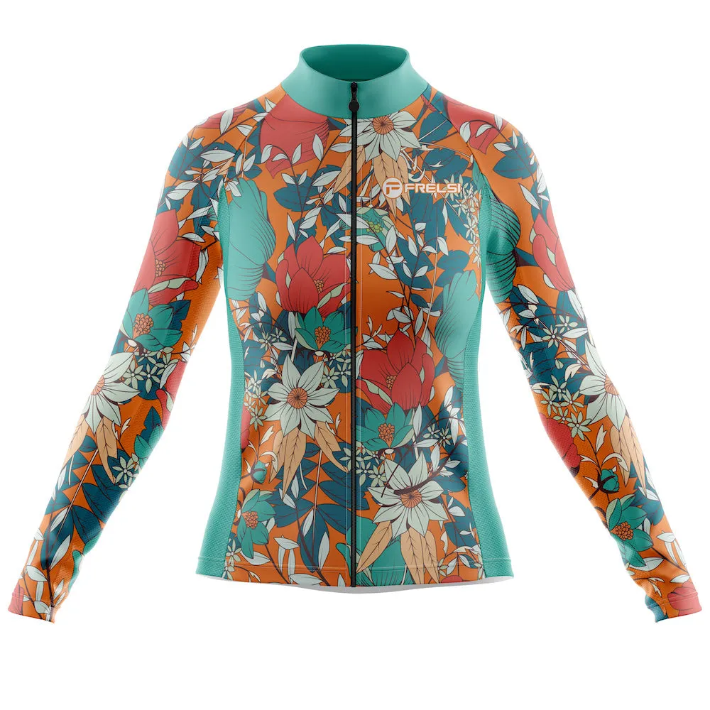 Tropical Fusion | Women's Long Sleeve Cycling Jersey