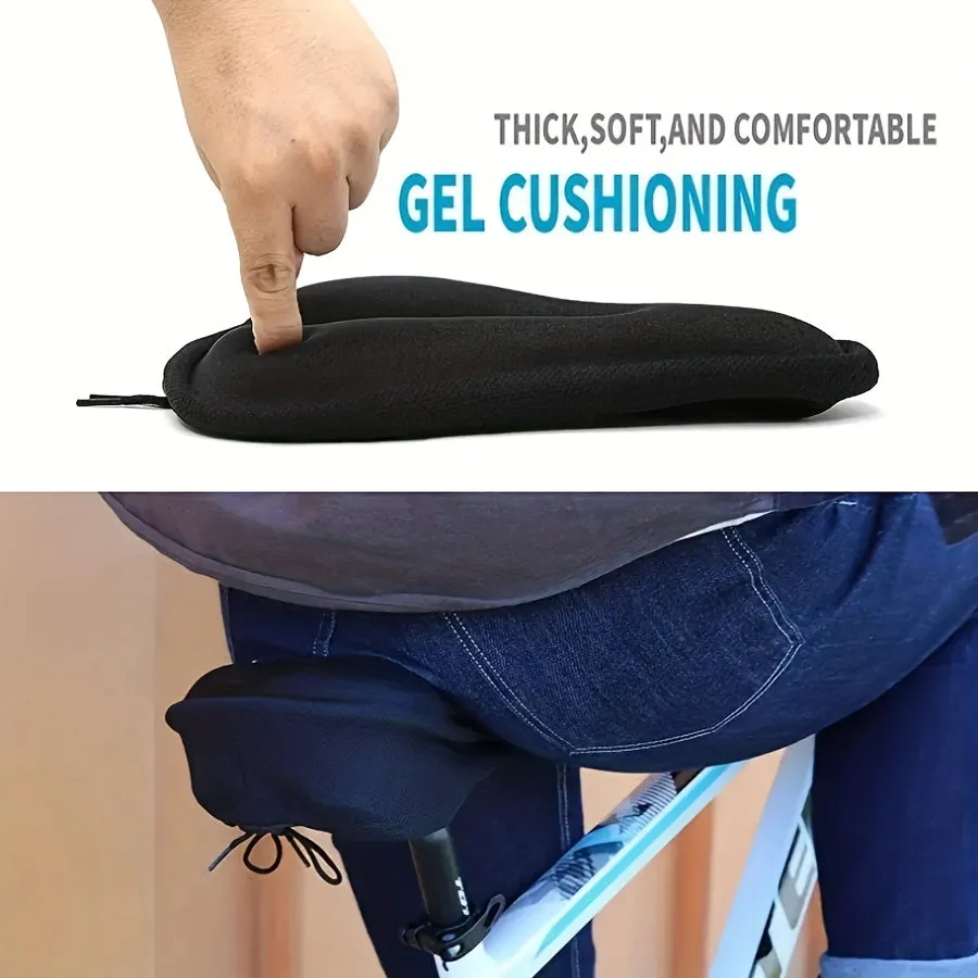 Ultimate Gel Comfort Bike Seat Cover Ride PainFree Anywhere