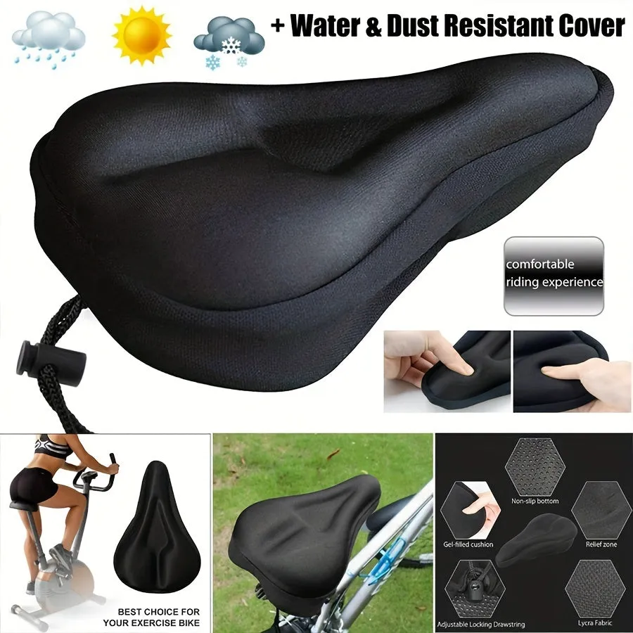 Ultimate Gel Comfort Bike Seat Cover Ride PainFree Anywhere