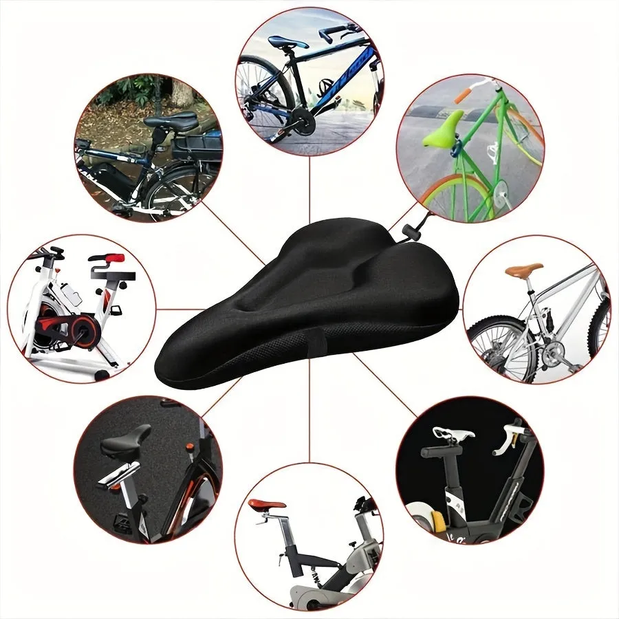 Ultimate Gel Comfort Bike Seat Cover Ride PainFree Anywhere