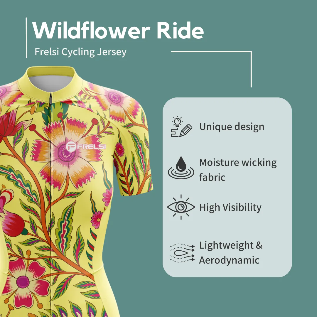 Wildflower Ride | Women's Short Sleeve Cycling Jersey