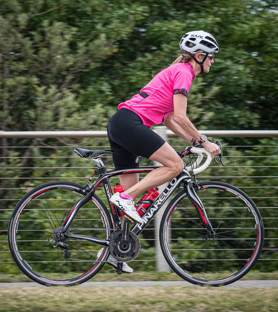 Women's Axis Club Short Sleeve Jersey - Momentum Hot Pink