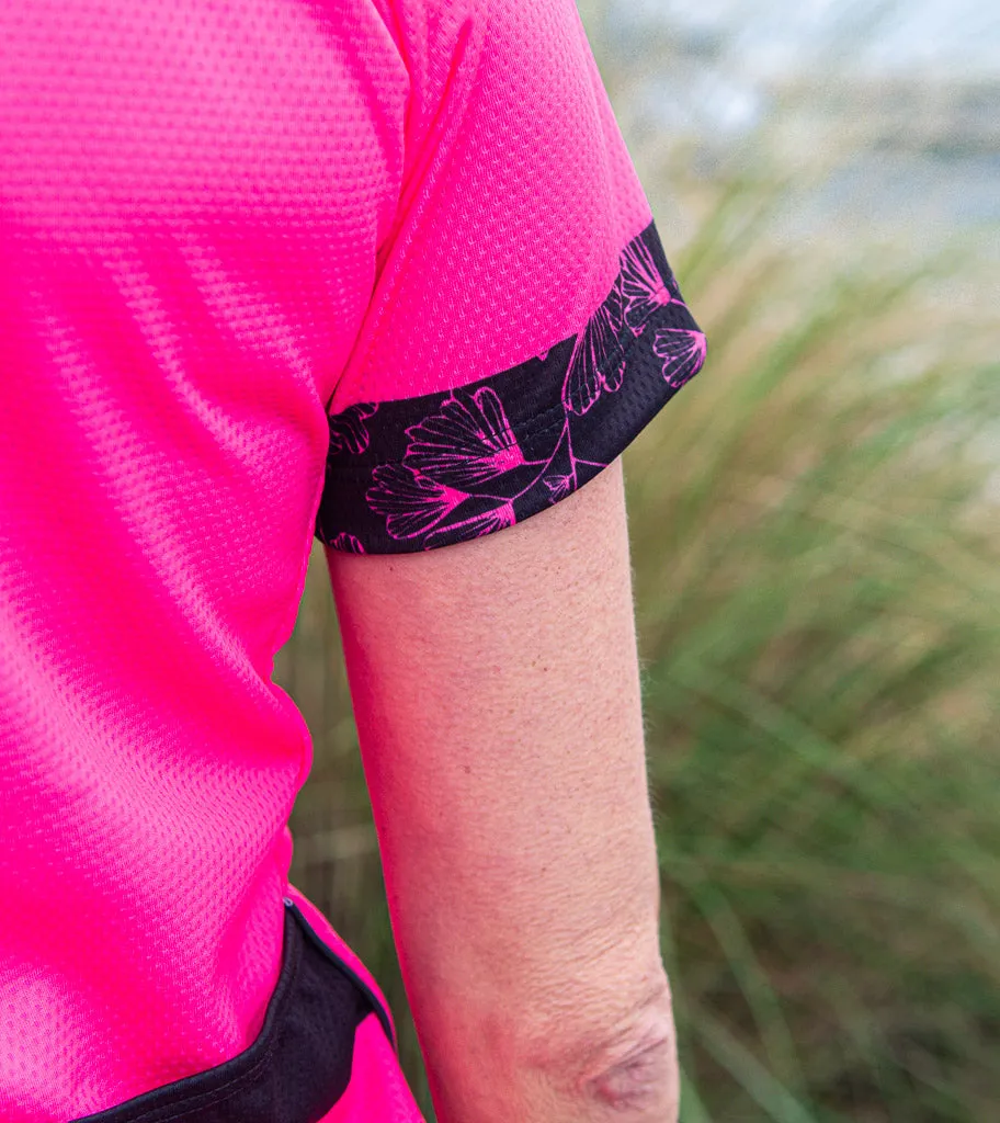 Women's Axis Club Short Sleeve Jersey - Momentum Hot Pink