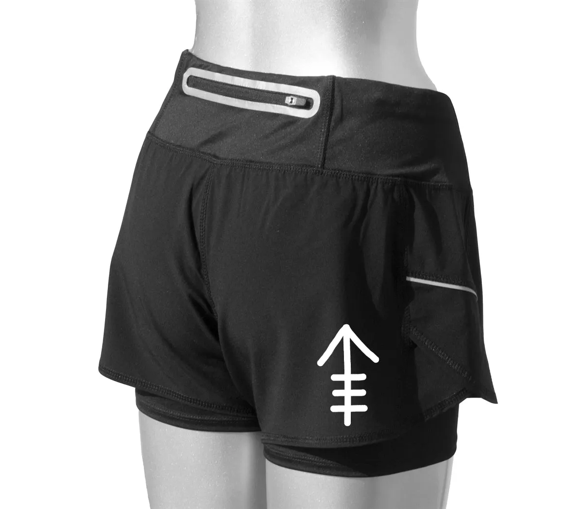 Women's Reflective H3 Shorts - Happy Heretics