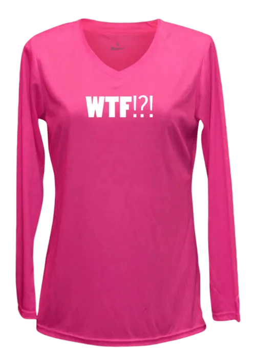 Women's Reflective Long Sleeve Shirt - Where's the Finish?